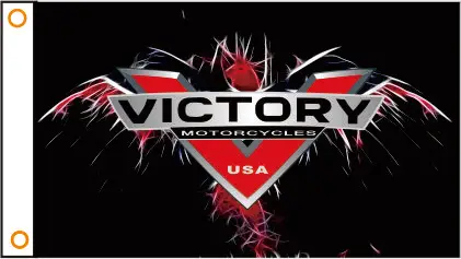 

Флаг мотоцикла Victory Banner 3 фута x 5 футов 100% полиэстер