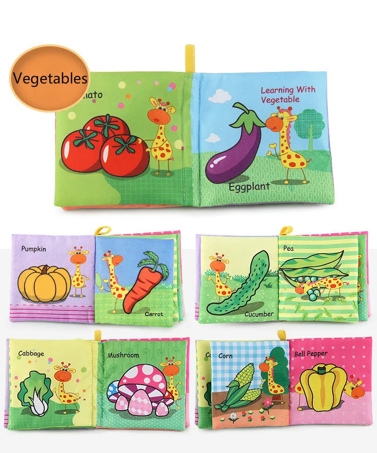 Новое поступление 0 36 месяцев Детские игрушки книжки из мягкой ткани звук шелеста