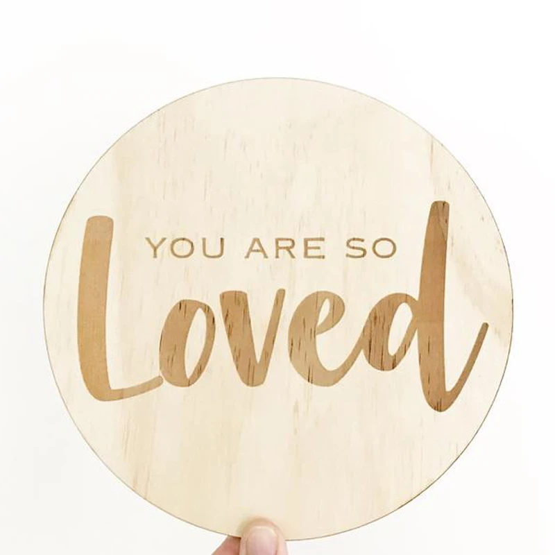 

You are so loved, Wooden Baby wall decor, Newborn Photo Props, Nursery Decor, Baby Shower Gift