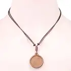 5 шт., круглые деревянные кабошон, 25 мм