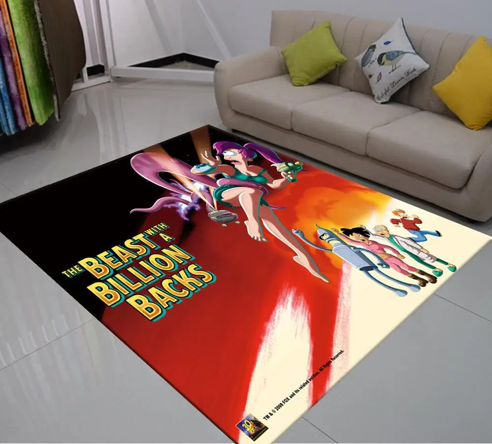 Ковер Летающий из будущего ковер с 3D рисунком комедия Женский напольный коврик