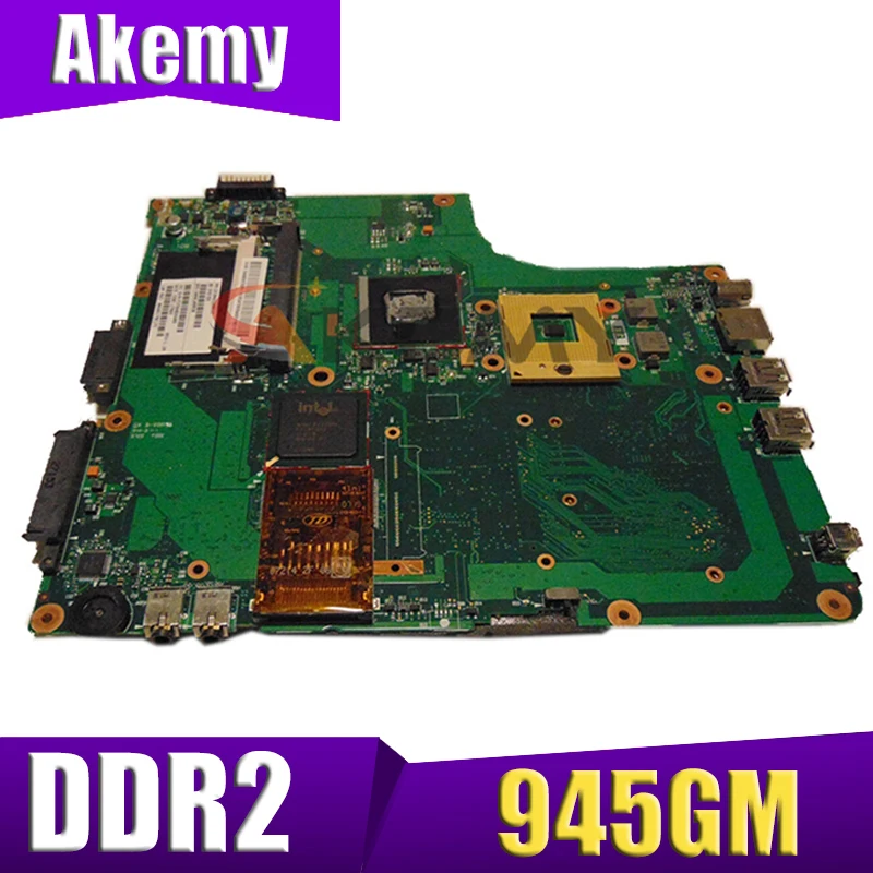 

AKEMY 6050A2120801-MB-A02 V000108030 для Toshiba Satellite A205 A205-S5825 Материнская плата ноутбука Бесплатная процессор 945GM DDR2