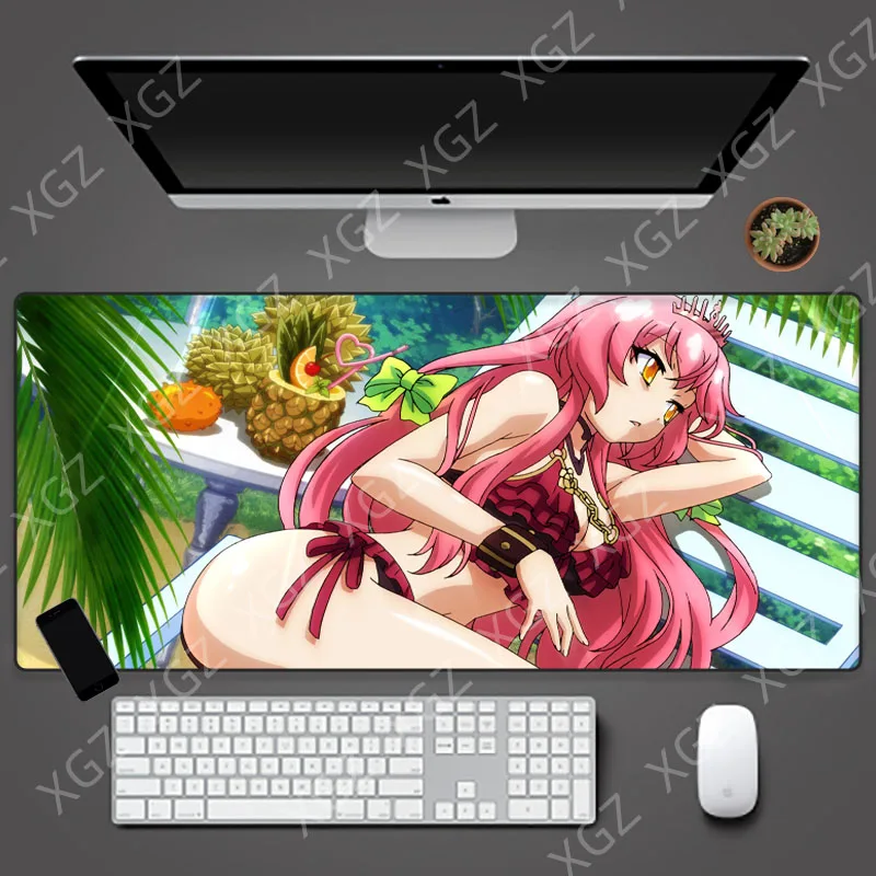 Игровой компьютерный коврик для мыши Yuzuoan XL с рисунком аниме Levi Ackerman большой RGB