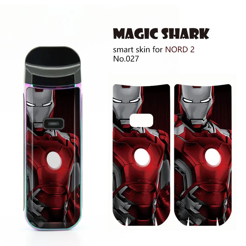 Чехол-наклейка Magic Shark Flashman с черепом Vendetta Devil Cat без выцветания для Smok Nord2 Nord 2 022-042 |