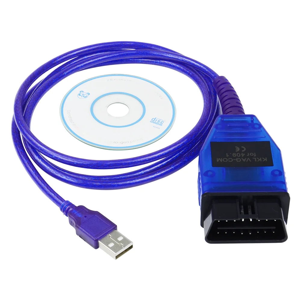 VAG 409 COM KKL409 USB кабель OBD2 для Au-di A6 A7 A3 Q7 V-W |