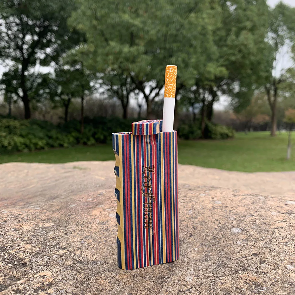 Деревянная Радуга LEAFMAN копатка-грызунок деревянная трубка-грызунок с