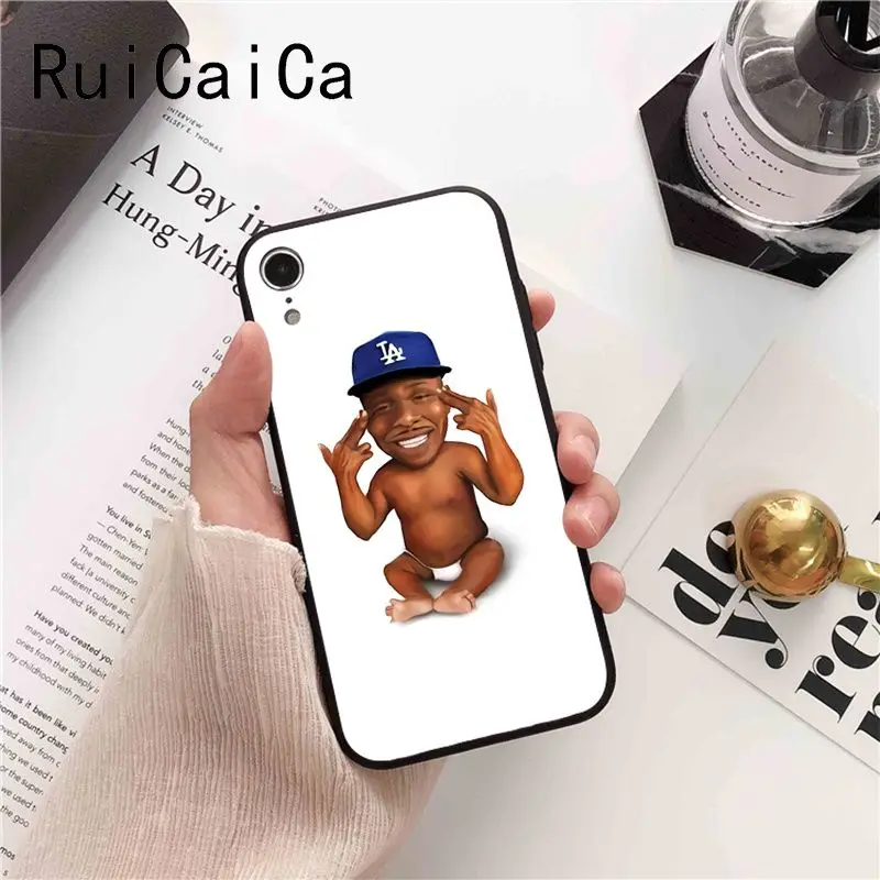 Ruicaica daaby Rapper Мягкий Силиконовый ТПУ чехол для телефона iPhone 8 7 6 6S 6Plus X XS MAX 5 5S SE XR 10
