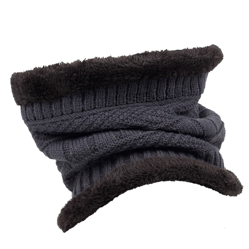 

2019 new fashion outdoor warm scarf autumn and winter Korean thickening unisex models wild scarf wild cold knit collar