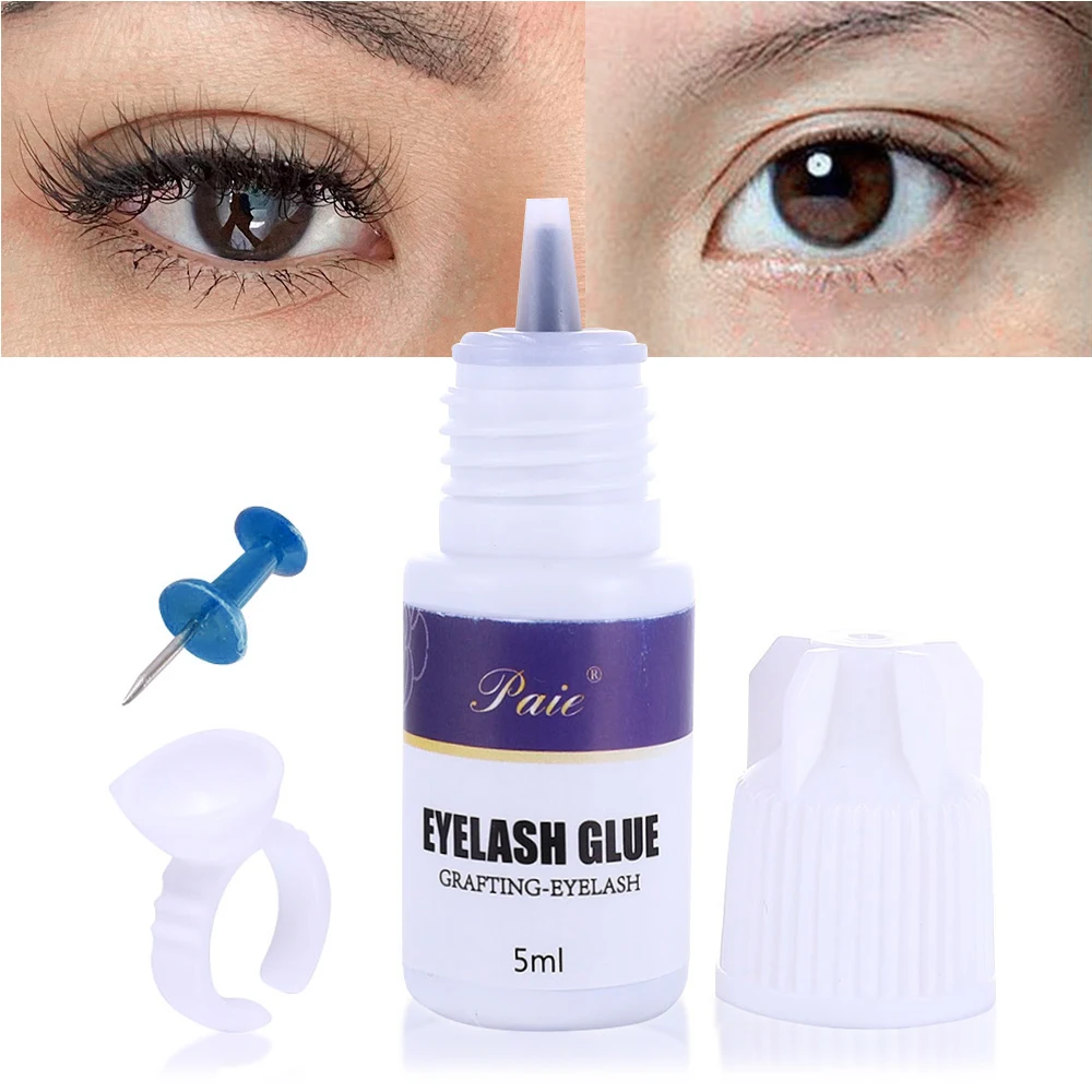 

5ML Professional Quick Dry Long Lasting 8 Weeks Paie Brand Waterproof Eyelash Grafting Glue Beauty Salon Anti-Allergic Retention