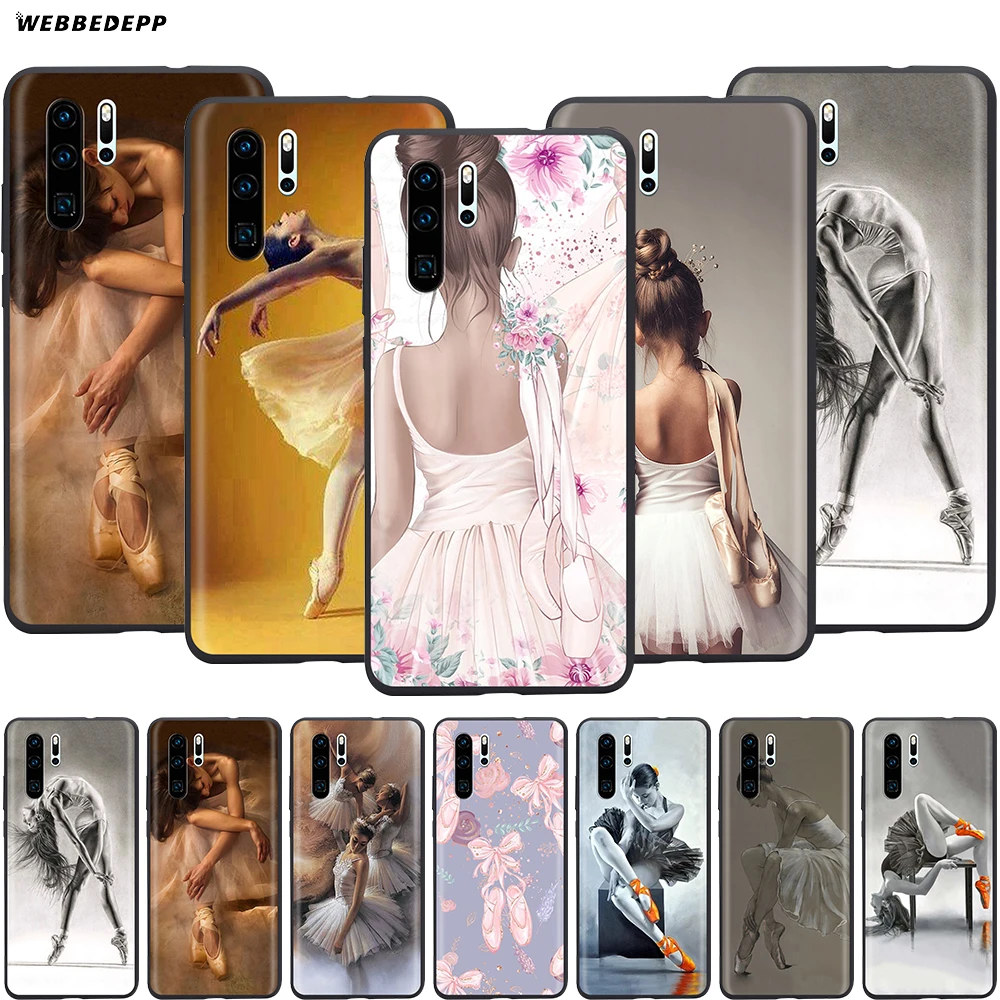 Webbedepp Балерина Танцевальная обувь для Huawei P8 P9 P10 P20 P30 Lite Pro P Smart Z 2019 Mini|Бамперы| |