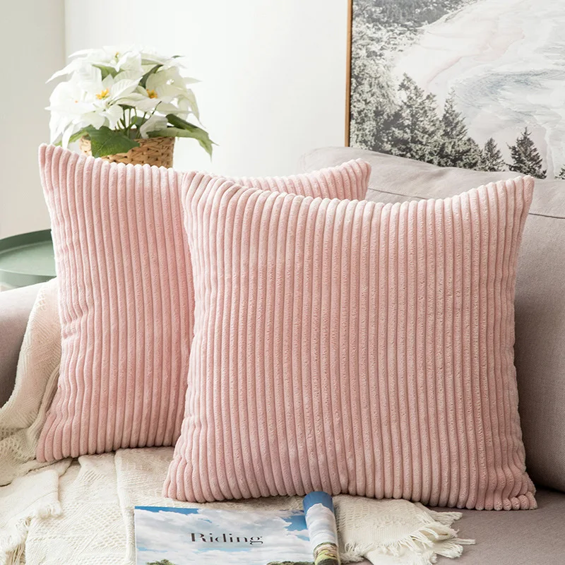 

2PCS Soild Color Cushion Cover 50x50 Green Luxury Pillowcase Suede Cushion Cover Pillow case For Sofa Cushion Pillow Cover