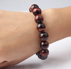 tiger eye Lingxiang натуральный камень красный браслеты с тигровым глазом браслеты эластичная веревка браслеты дружбы на цепочке для женщин и мужчин ювелирные изделия - Окраска металла: tiger eye