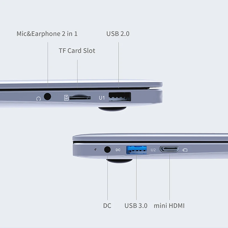 Джемпер EZbook S5 Тетрадь 14 0 'Ǝ ГБ/4 ГБ Оперативная память 256GB/64GB Встроенная Intel 4
