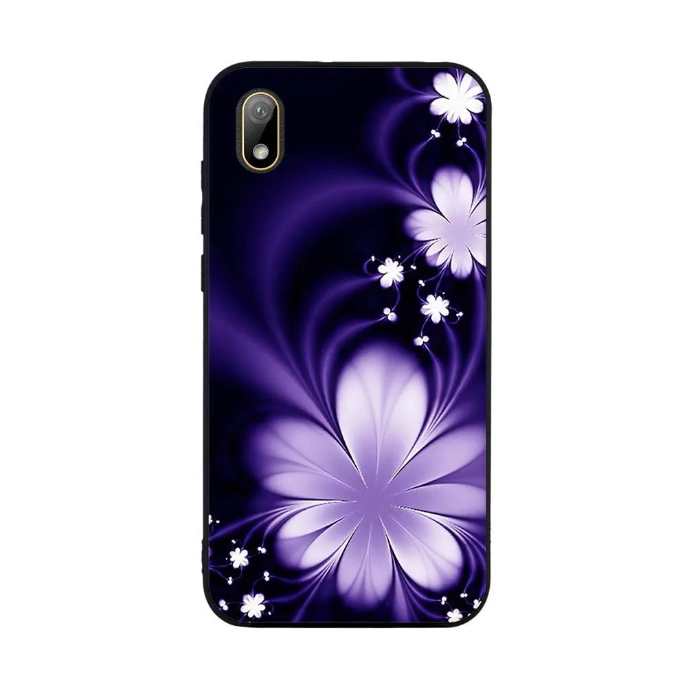 For Huawei Y5 2019 Honor 8S Cover TPU Silicone Capa Case Flowers Funda 8 S Shell Bag | Мобильные телефоны и аксессуары