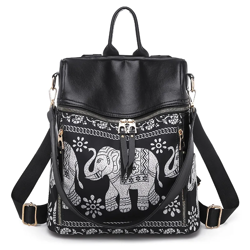 

BackpackThe New Stylish Print Shoulder Bag Oxford Cloth Women's Casual Bag Purses and Handbags Luxury Designer