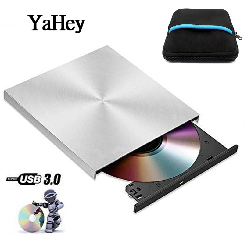 Внешний CD DVD привод горелки плеера Портативный DVD/CD rom Rewriter/Writer/Reader для Mac/MacBook +