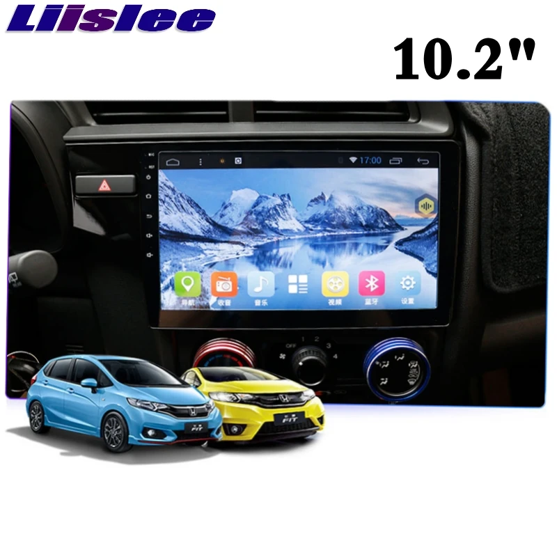 Автомагнитола для Honda Fit Jazz GK 2013 ~ 2018 NAVI LiisLee IPS GPS карты Wi Fi автомагнитола аксессуары