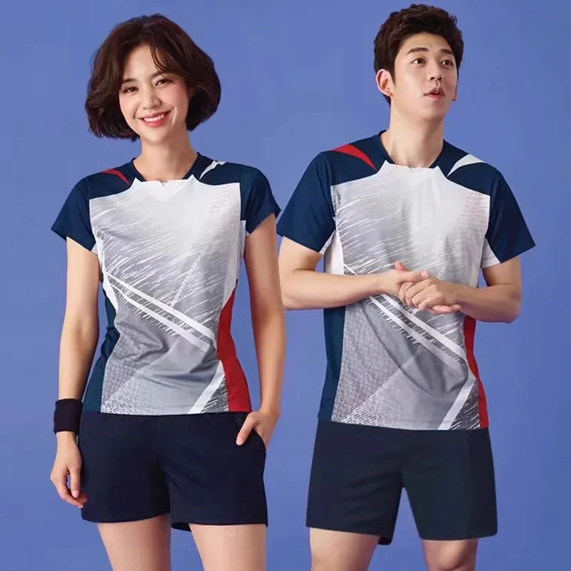 

2020 fashion Men Tennis clothing Men women short sleeve golf table tennis shirts male badminton shirt outdoor running t-shirt