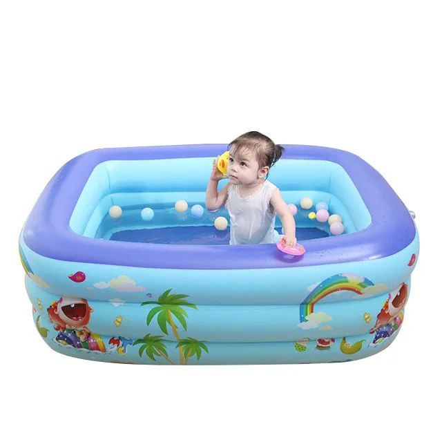 210M Swimming Pool Large Garden Pool for Children's Inflatable Pool Desmomtables Rectangular Inflatable Pools Summer Deep Pools images - 6