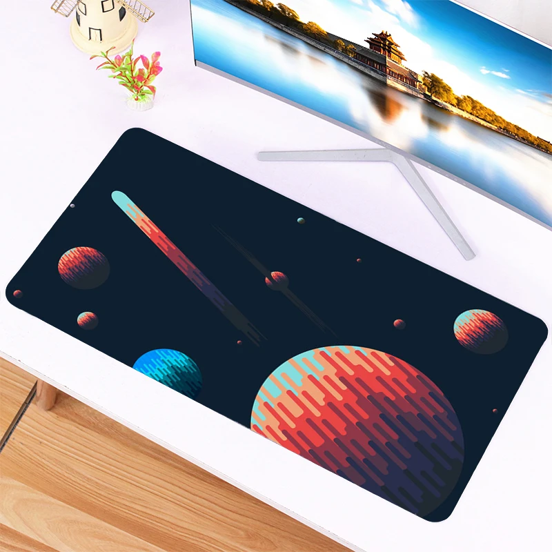 

Space Large Mouse Pad Cute Custom Gaming Mousepad Company Mouse Mats Carpet Office Keyboard Computer Laptop Table Desk Mat