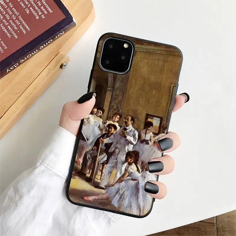 The Ballet Class Edgar Degas Printed Phone Case for iphone 13 11 12 pro XS MAX 8 7 6 6S Plus X 5S SE 2020 XR case