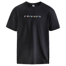 Male Friends Printing Tshirts 2020 Streetwear Men T-shirts Summer Leisure Casual Tee Shirts Cotton F
