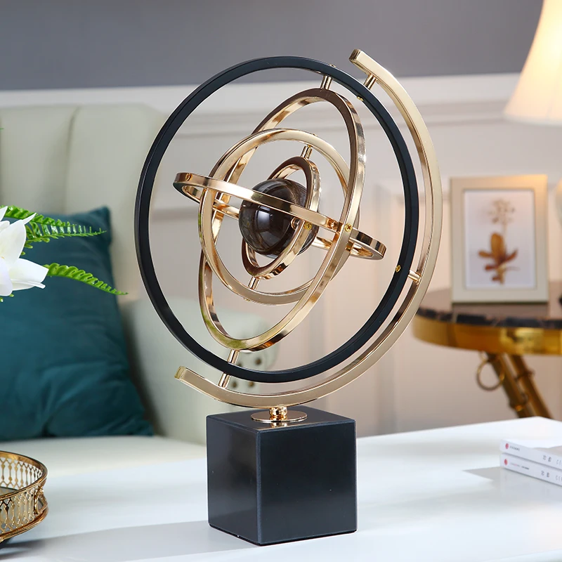 3D солнечная система мраморный материал шар светильник шный сменный Миниатюрная