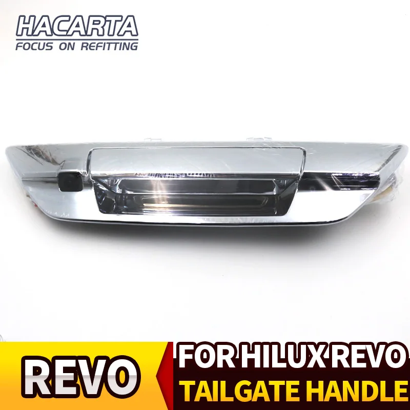 Для TOYOTA HILUX REVO ROCCO 2016-18 стандартные задние ворота ручки багажника с камерой