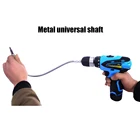 Соединительный стержень для электродрели, металлический, легко гибкий, гибкий, Соединительный адаптер вала, Электрическая отвертка Утвержденная глава