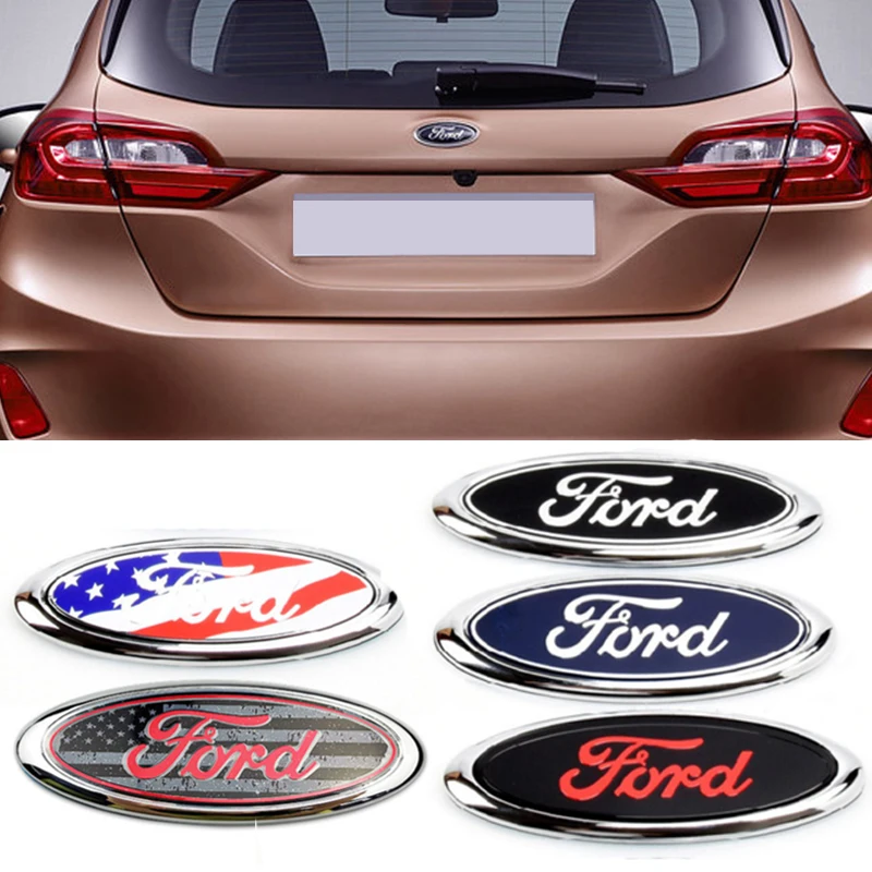15X6cm багажник автомобиля эмблема для Fiesta старый Mondeo транзит Kuga Explorer Focus 3 Ranger Ecosport