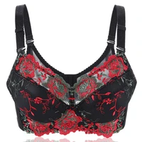 womens full coverage underwired lightly lined bra floral embroidered bra 34 36 38 40 42 44 46 48 b c d e f g h