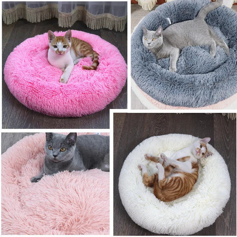 Pet Sofa Comfy Calming Dog Beds Large Medium Small Dogs Mat Puppy Labrador Amazingly Cat Marshmallow Bed Washable Plush | Дом и сад