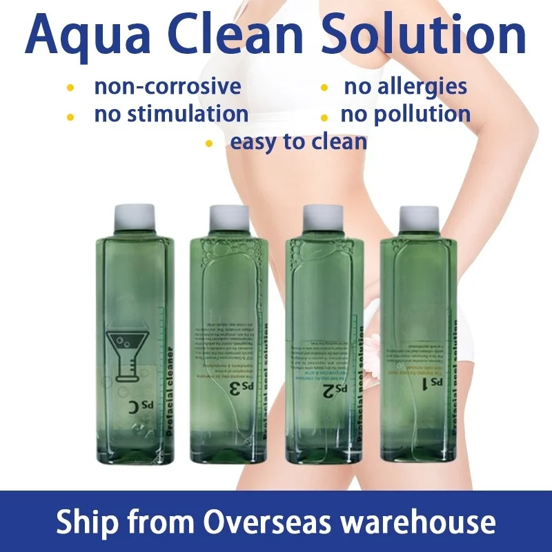 

Aqua Clean Solution Peel Concentrated 500Ml Per Bottle Facial Serum Hydra Dermabrasion For Normal Skin Free