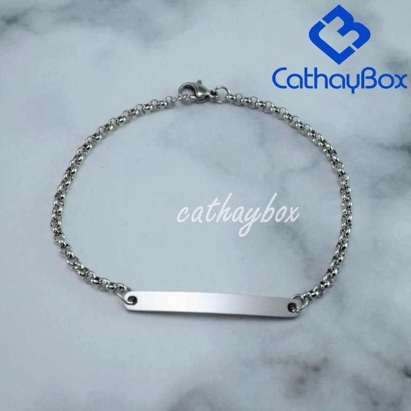 Женский персонализированный браслет текстовая заготовка для подвески с