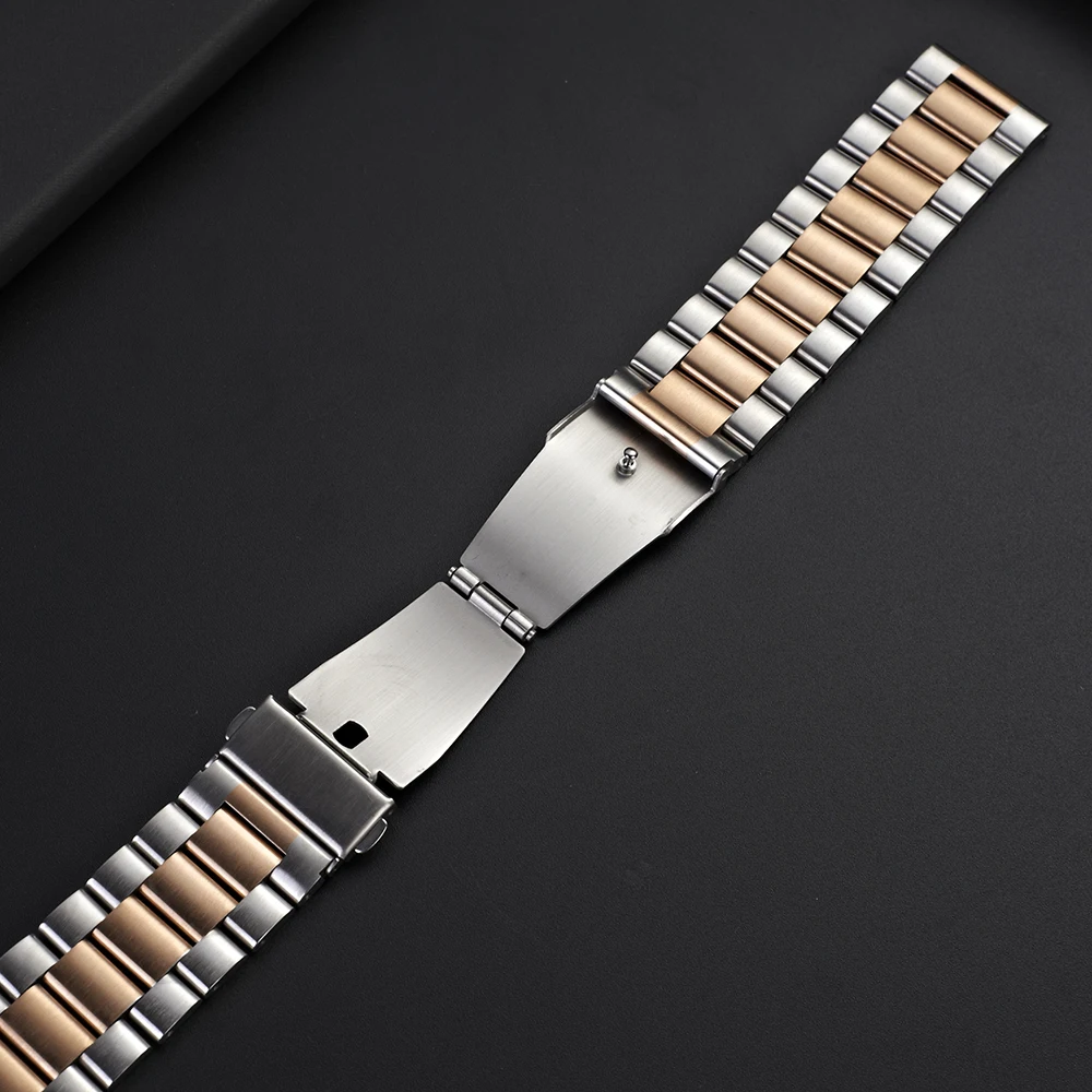 Ремешок из нержавеющей стали для Samsung Galaxy Watch Active 2 1 металлический браслет с