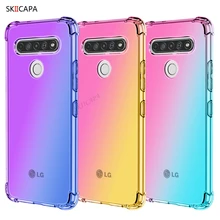 Shockproof Transparent Gradient Case For OPPO Realme Narzo 50i  Narzo 50A  84G 8Pro 8i C112020 C112021 V135G 8 5G Soft TPU Case