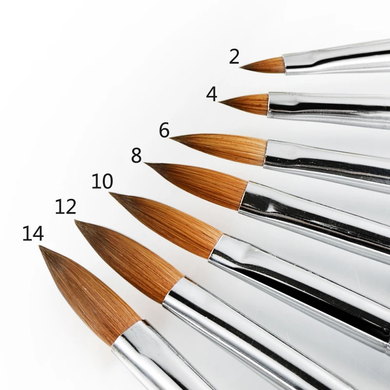 Деревянная ручка нейлоновые волосы Краски профессиональных кистей для масла