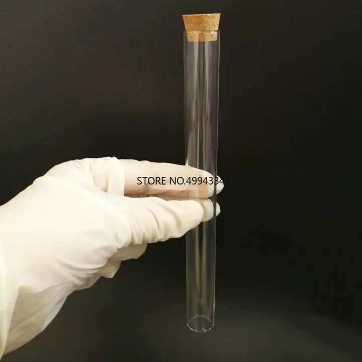

Free Shipping/24pcs/lot 18*180mm Flat bottom Glass Test Tube with cork stoppers for kinds of school lab