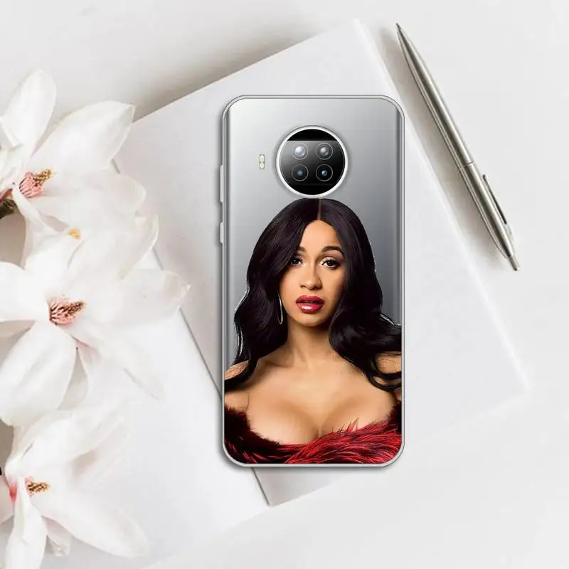 

Cardi B Phone Case Transparent for Xiaomi mi Redmi note 10 t 8 9 pro lite 11 Samsung S 8 9 10 20 plus ultra