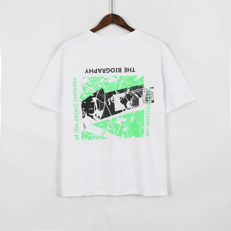 

C.E Cav Empt футболка с биографическим рисунком, флуоресцентная печать