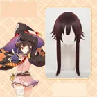 50 см длинные KonoSuba Божье благословение на этот чудесный мир Megumin Косплэй парик на Хэллоуин, костюм для ролевых игр вечерние волос