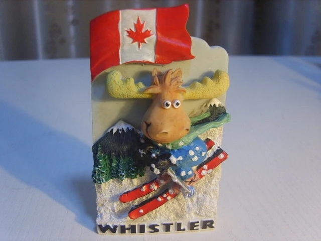 Канада путешествия памятный холодильник магнит Лось магнит|Магниты на