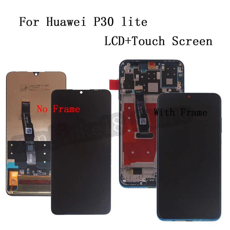

AAA high quality For Huawei P30 Lite LCD Display touch screen digitizer Assembly For Nova 4E MAR-LX1 LX2 AL01 Display Repair kit