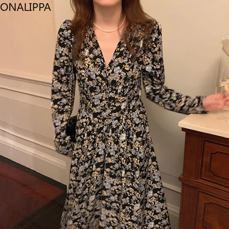 Женское длинное платье Onalippa на раннюю весну шикарное элегантное темпераментное