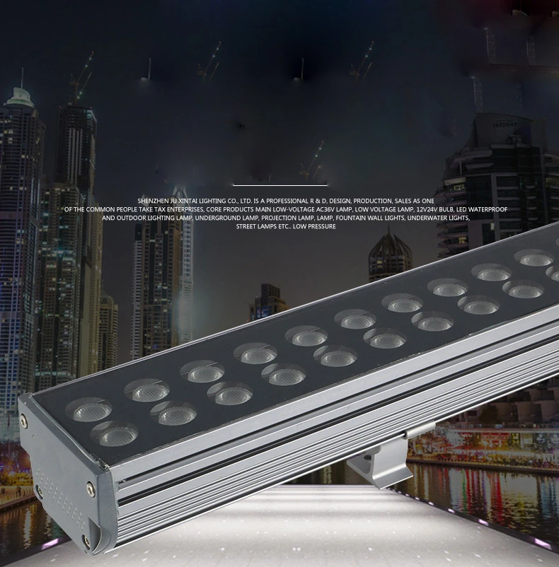 

4 шт. 48 Вт 72 Вт светодиодный настенный светильник DMX512 RGB светодиодный светильник для мойки холодный теплый белый свет для сада двора светильн...