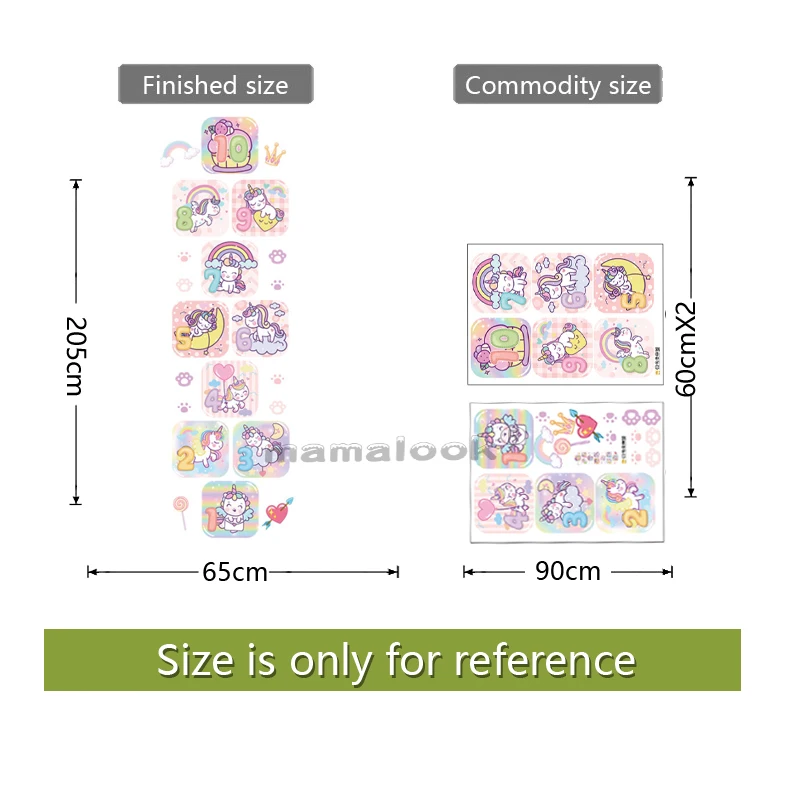 

Hopscotch Hopscotch Grid Kindergarten Children's Room Early Education Entrance Aisle Floor Decoration Sticker