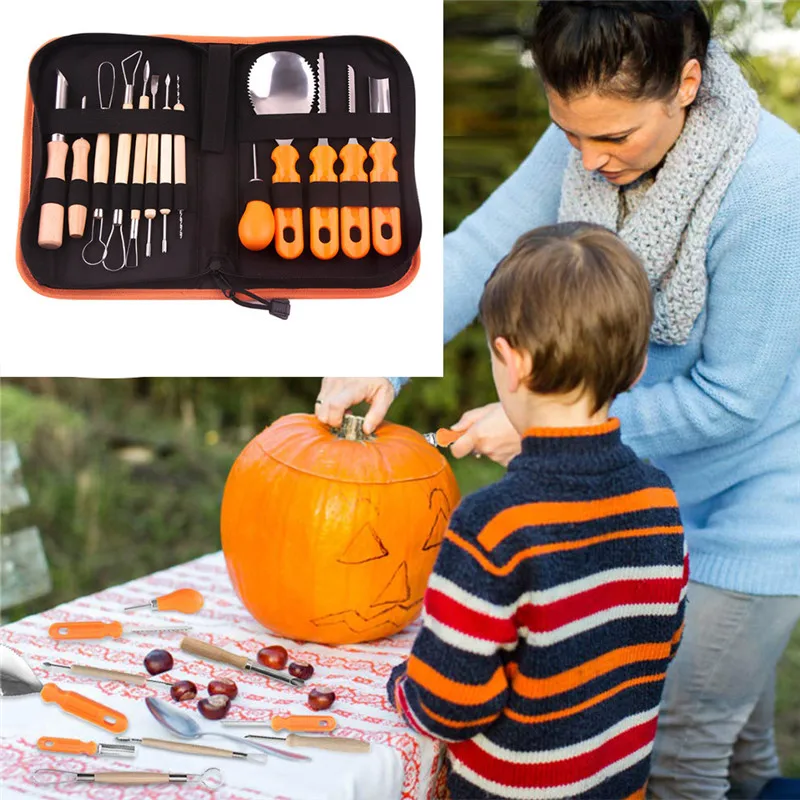 14 шт. скребок Инструмент для резьбы глина овощи фрукты инструменты Хэллоуин