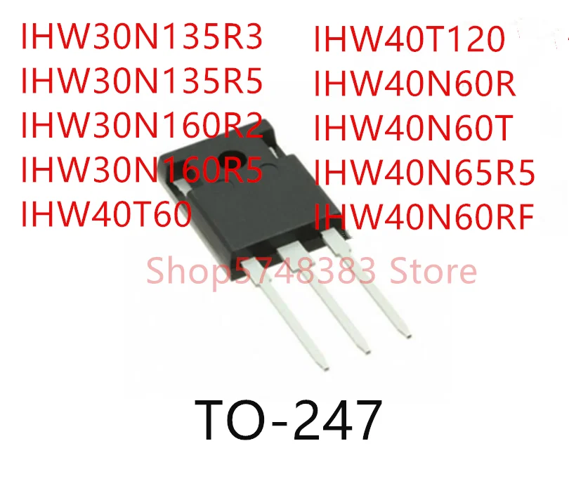 10 шт. IHW30N135R3 IHW30N135R5 IHW30N160R5 IHW30N160R2 IHW40T60 IHW40T120 IHW40N60R IHW40N60T IHW40N65R5 IHW40N60RF TO-247 | Электроника
