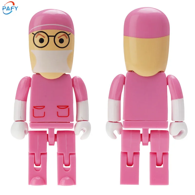 

Crazy Hot Usb Flash Drive 32Gb 128Gb 16Gb Pendrive Cartoon Doctor 2.0 Nurse Flash Memory 4Gb 64Gb 8Gb Pen Drive For Gift U Disk