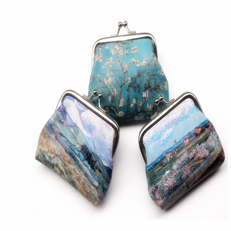 Маленький кошелек для женщин с принтом Ван Гога | Багаж и сумки